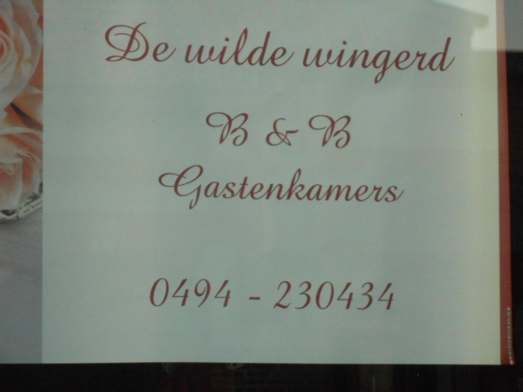 Huis De Wilde Wingerd Ypres Exterior foto